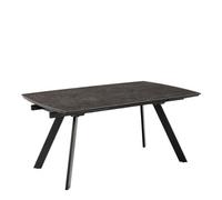 Furniture To Go Blackburn Black Ceramic Dining Table - Black - No - Black