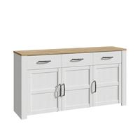 Furniture To Go Bohol Sideboard in Riviera Oak/White - White - 166 - 1