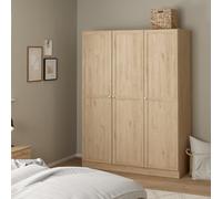 Furniture To Go Brande 3 Doors Wardrobe - Natural