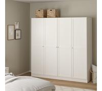 Furniture To Go Brande 4 Doors Wardrobe - White