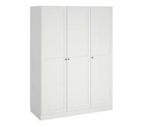 Furniture To Go Brande Wardrobe with 3 Frame Doors in White - White - Malemine - 1