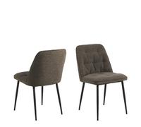 Indoor Furniture Group Furniture To Go Brooke Dining Chair In Taupe Set Of 2, Blue