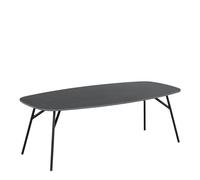 Furniture To Go Caracas Coffee Table in Black - 1 - Ceramic Black - Black