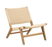 Indoor Furniture Group Furniture To Go Carson Lounge Chair In Off White And Oak, White