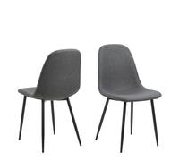 Furniture To Go Celia Dining Chair in Light Grey Set of 4 - 1
