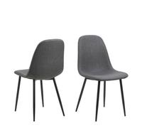 Furniture To Go Celia Dining Chair In Light Grey Set Of 4