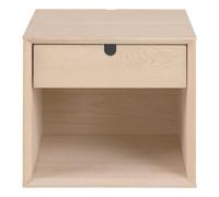 Indoor Furniture Group Furniture To Go Century 1 Drawer Wall Mounted Bedside Table In White Oak, White
