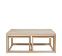 Furniture To Go Cornus Coffee Table In Oak Set Of 3