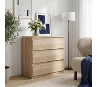 Furniture To Go Edmore 3 Drawer Chest In Sonoma Oak