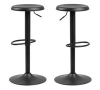 Furniture To Go Finch Black Bar Stool Without Back Set Of 2