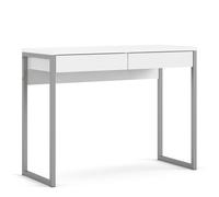 Furniture To Go Function Plus Desk 2 Drawers In White High Gloss, White