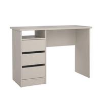 Function Plus Desk 3 Drawers in Cashmere, Cream
