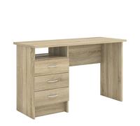 Furniture To Go Function Plus Desk 3 Drawers in Oak - Oak - 48.1 - 72.6