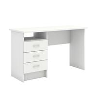 Furniture To Go Function Plus Desk 3 Drawers In White, White