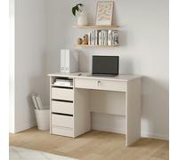 Furniture To Go Function Plus Desk in Cashmere - W 109.3 X H 75.6 X D 48.5cm - Melamine - Cashmere