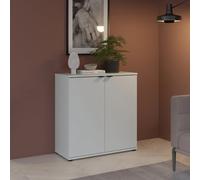 Furniture To Go Ganymede 2 Door Cupboard In Light Grey