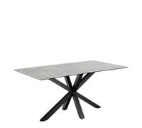 Heaven Dining Table in Ceramic Grey 160x75.5cm