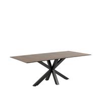 Furniture To Go Heaven Dining Table With Ceramic Rusty Brown (L) 200Cm Seats Up To 6