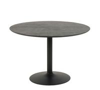 Indoor Furniture Group Furniture To Go Ibiza Round Dining Table In Black Ash, Black