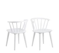 Ida Dining Chair in White Set of 2