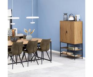 Furniture To Go Jaipur Cabinet With 2 Doors In Wild Oak