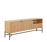 Jaipur Sideboard With 2 Doors and 2 Shelves in Oak