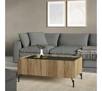 Furniture To Go Kendall Coffee Table With 2 Drawers Oak And Black