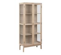 Furniture To Go Linley Display Cabinet in White Oak - 1 - Full Assembly Required - White Oak