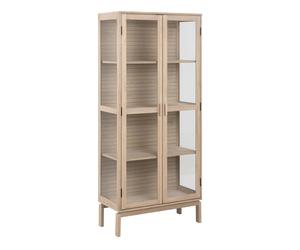 Furniture To Go Linley Display Cabinet in White Oak - 1 - Full Assembly Required - White Oak