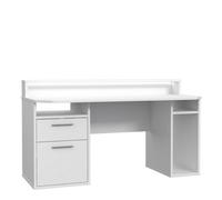 Furniture To Go Loadout White Gaming Desk With Colour Changing Led