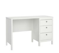 Furniture To Go Madrid Desk 3 drawers White - White - 48 - 76.5
