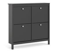 Tvilum Madrid Shoe Storage Cabinet - Black