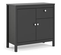 Furniture To Go Madrid Sideboard 2 Doors + 1 Drawer In Matt Black