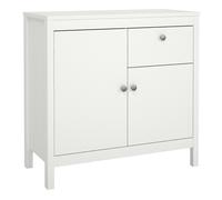 Furniture To Go Madrid Sideboard 2 doors + 1 drawer in White - White - 82.1 - 1