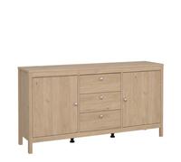 Furniture To Go Madrid Sideboard 2 Doors + 3 Drawers In Jackson Hickory Oak