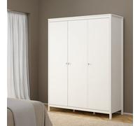 Furniture To Go Madrid Wardrobe With 3 Doors In White