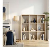 Mauro 3x3 Storage Unit Furniture To Go Light Oak One Size