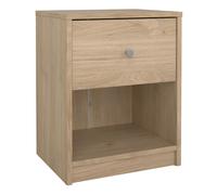 Furniture To Go May Bedside 1 Drawer in Jackson Hickory Oak - Brown - Manufactured wood - 1