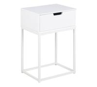 Furniture To Go Mitra 1 Drawer Bedside Table In White