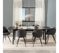 Furniture To Go Montreux Ext 6 Seater Dining Table - Black