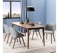 Indoor Furniture Group Furniture To Go Montreux Rectangular Dining Table In Walnut, Brown