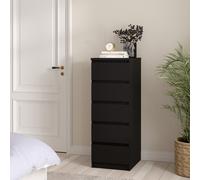 Furniture To Go Naia 5 Drawers Chest - Black
