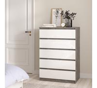 Furniture To Go Naia 5 Drawers Chest - Grey