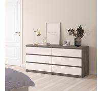 Furniture To Go Naia 6 Drawers Chest - Grey