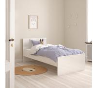 Furniture To Go Naia Single Bed 3Ft (90 X 190) In White High Gloss, White