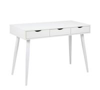 Furniture To Go Neptun 3 Drawer Office Desk in White - 1 - White - 50