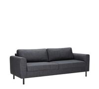 Furniture To Go Omaha 3 Seater Sofa In Dark Grey Basel Fabric