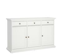 Furniture To Go Paris Sideboard with 3 doors and 3 drawers in White - White - 147.7 - 1