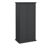 Wardrobe with 2 Doors in Matt Grey