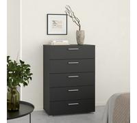 Furniture To Go Pepe Chest Of 5 Drawers In Black